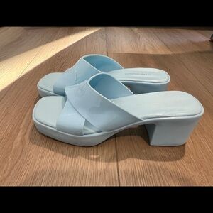 Jeffrey Campbell Platform Blue Sandal